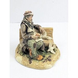 Vintage Naturecraft 1970's Feathered Friends Figurine Statue England